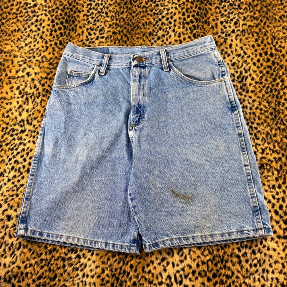 Vintage Wrangler 606W1DH Light Wash Denim Shorts Jorts Mens 32